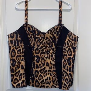 🛍️ TORRID Leopard Corset